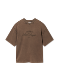 Paris Washed Sky T-Shirt - Coffee Brown - image 1