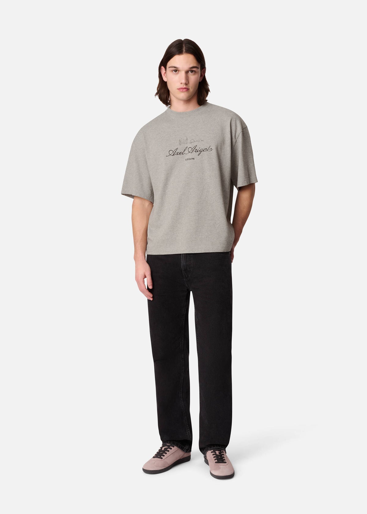LDN Sky T-Shirt - Grey Melange - image 4