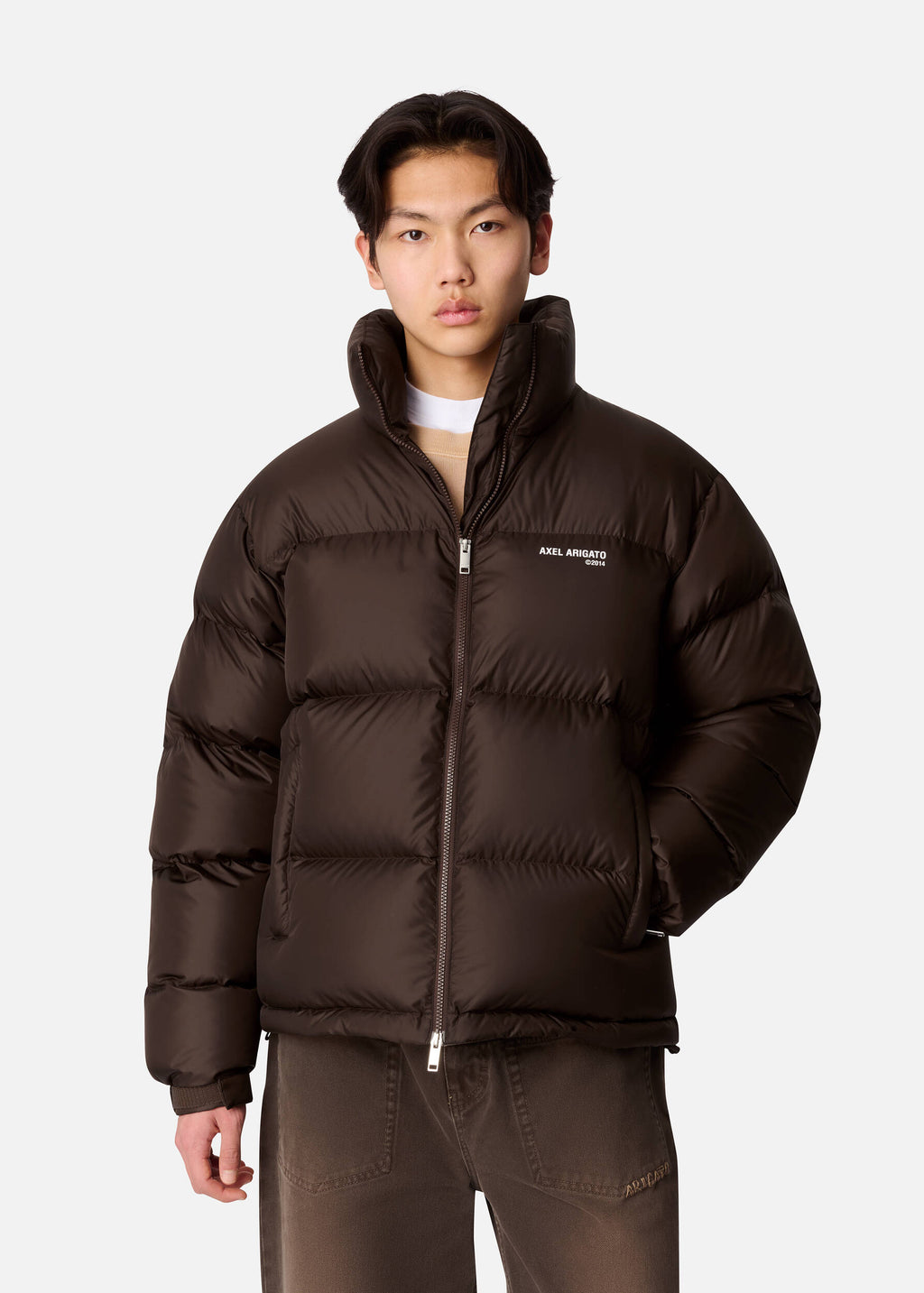 Observer Puffer Jacket - Dark Brown - image 2