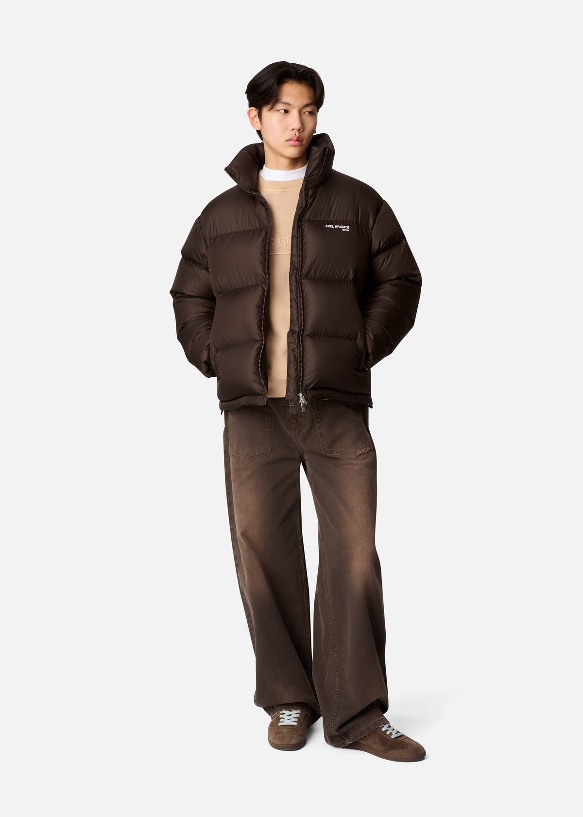 Observer Puffer Jacket - Dark Brown - image 4