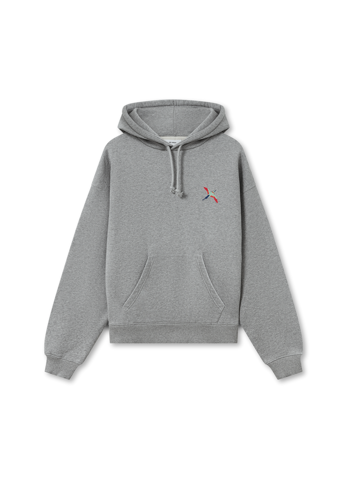 Bee Bird Hoodie - Grey Melange - image 1