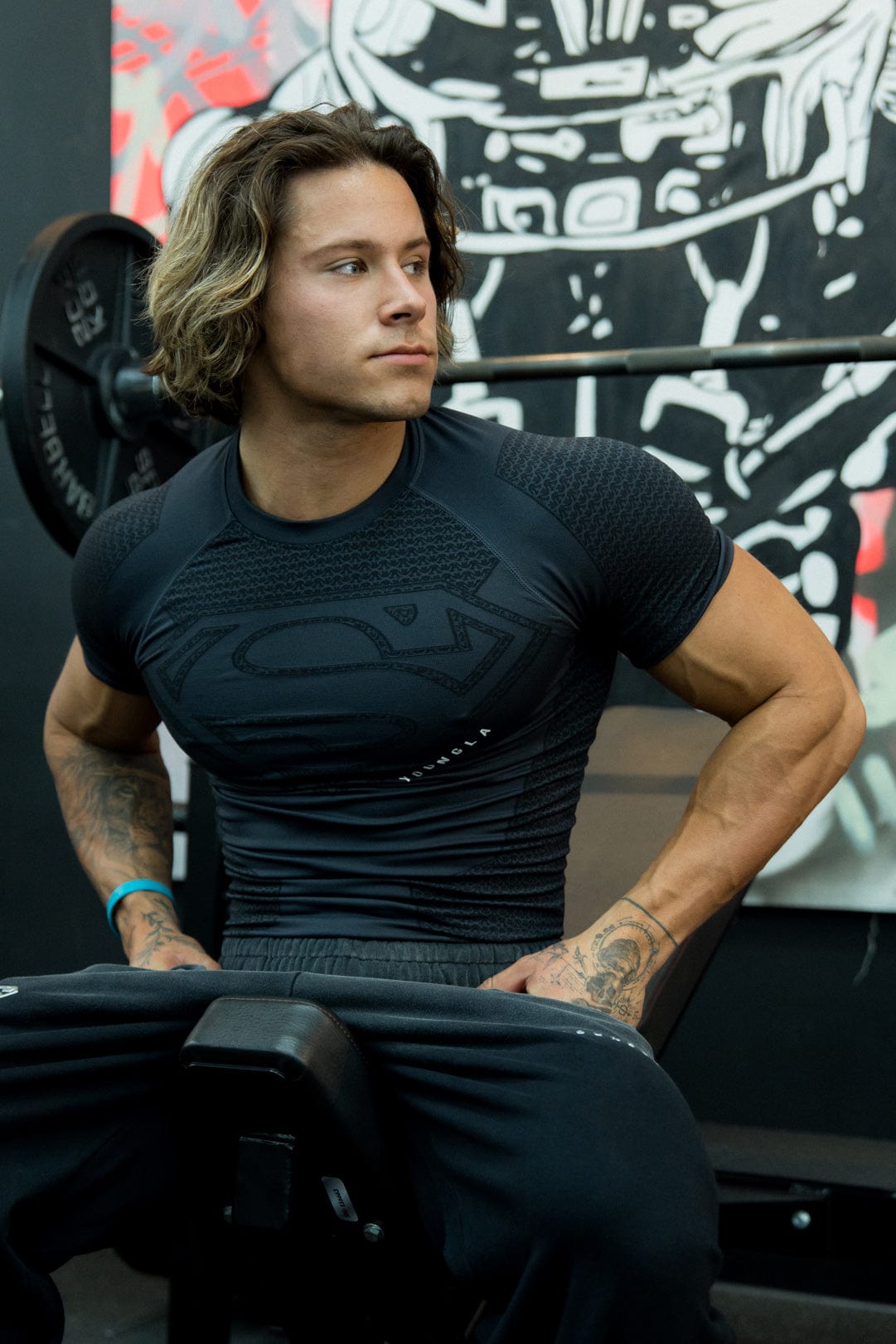 4117 - T-shirts de compression Superman