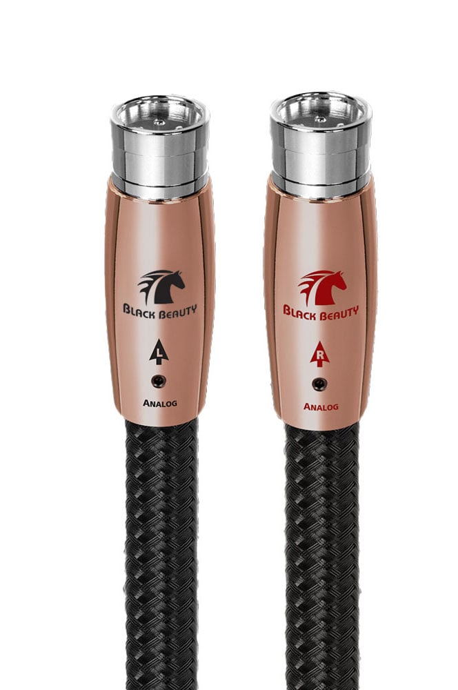 AudioQuest 4 Feet Beauty XLR Interconnect Cable (Pair) - BLACKBEAUTY1POINT5MXLR - image 1
