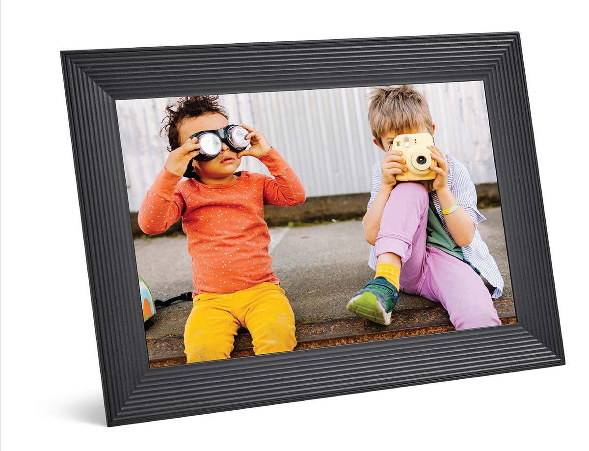Aura Carver 10.1" Digital Picture Frame in Gravel - AFM900-BLK - image 2