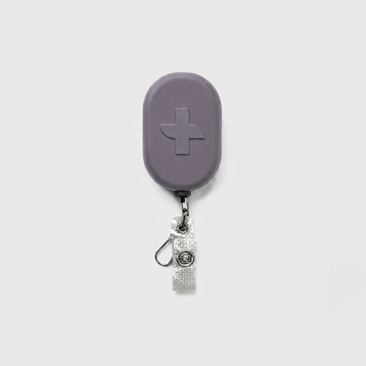 FIGS Logo Badge Reel - Grey