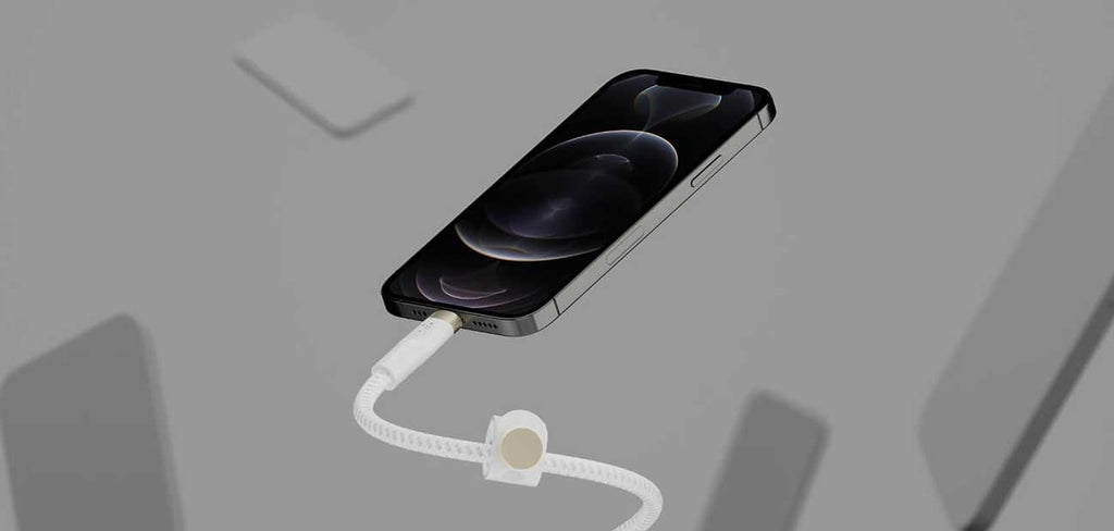 Belkin BOOST CHARGE 10 Feet White USB-C To Lightning Connector Cable - CAA011BT3MWH - image 6