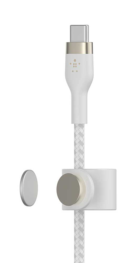 Belkin BOOST CHARGE 10 Feet White USB-C To Lightning Connector Cable - CAA011BT3MWH - image 5