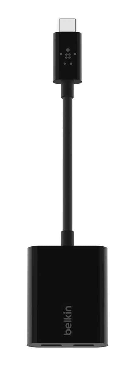 Belkin CONNECT USB-C Audio + Charge Adapter - F7U081BTBLK - image 2