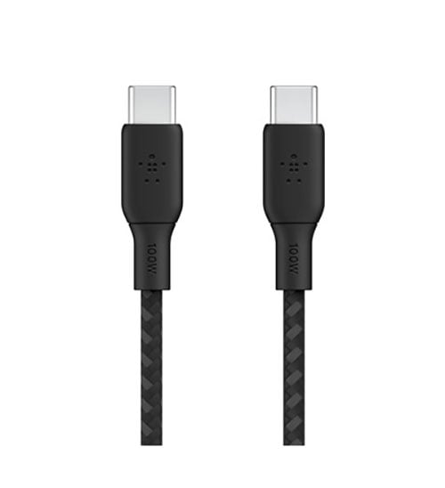 Belkin BOOST CHARGE 6.6 Ft. Black USB-C To USB-C Cable 100W - CAB014BT2MBK - image 1