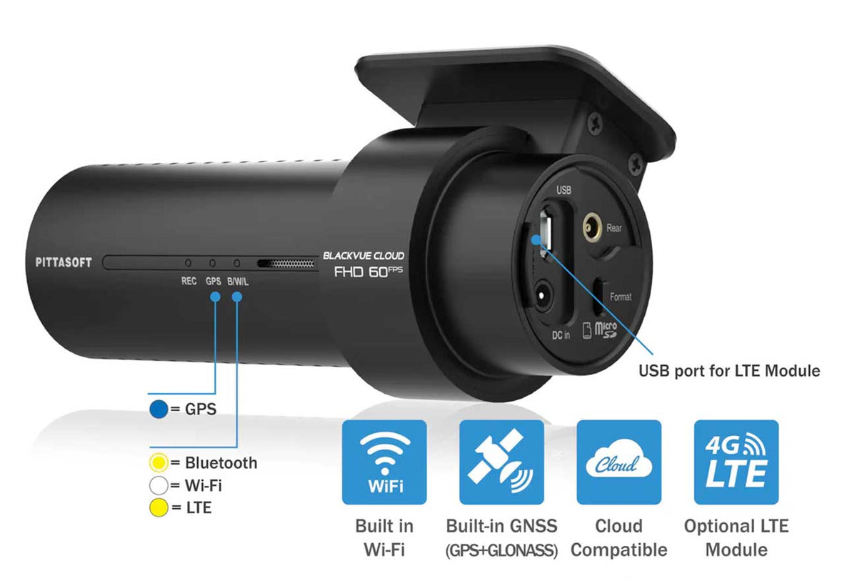 BlackVue DR770X-1CH FHD 1080P GPS WiFi Dash Cam With 64GB SD Card - DR770X-1CH II - image 8