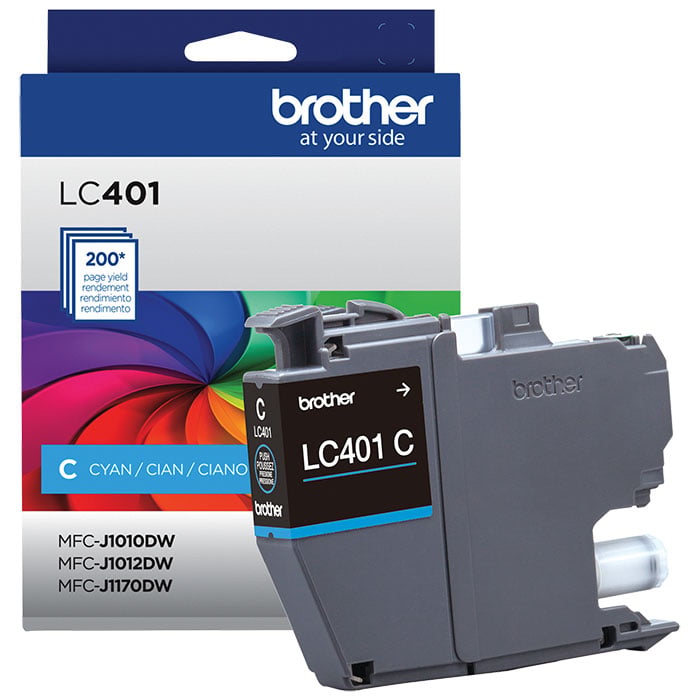 Brother Standard-Yield Cyan Ink Cartridge - LC401CS - image 5
