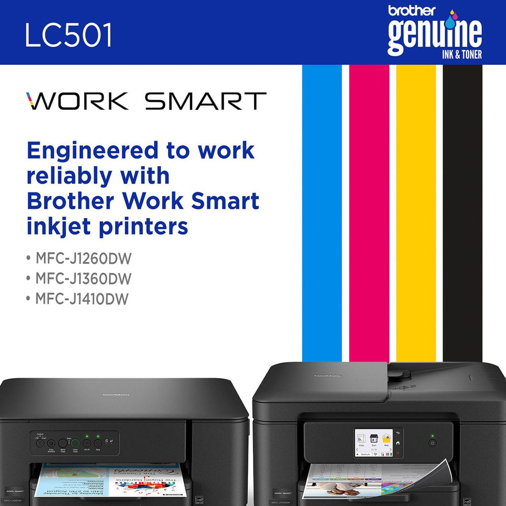 Brother Standard Yield Cyan Ink Cartridge - LC501CS - image 3