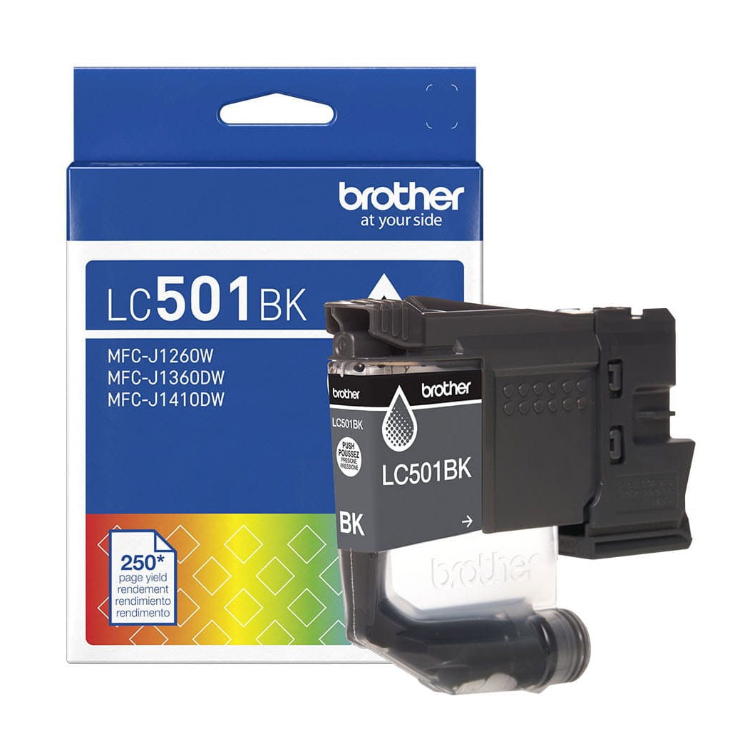 Brother Standard Yield Black Ink Cartridge - LC501BKS - image 1