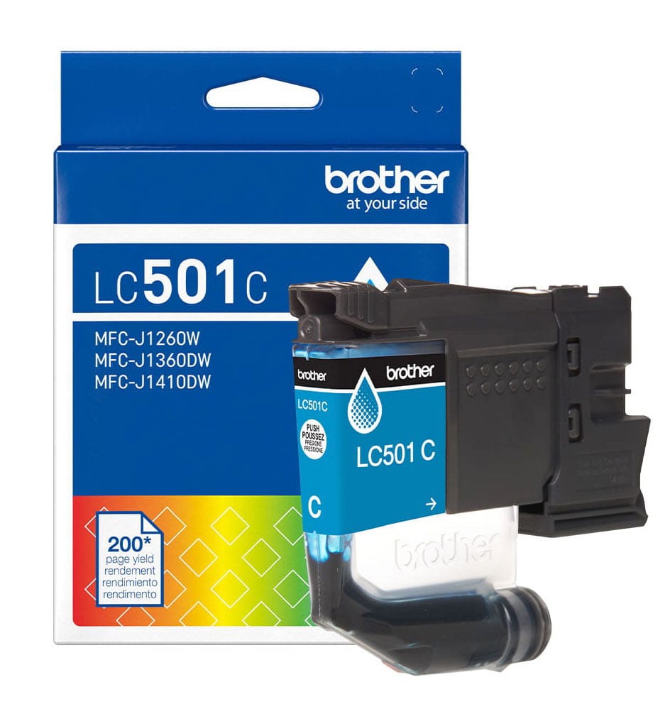 Brother Standard Yield Cyan Ink Cartridge - LC501CS - image 1