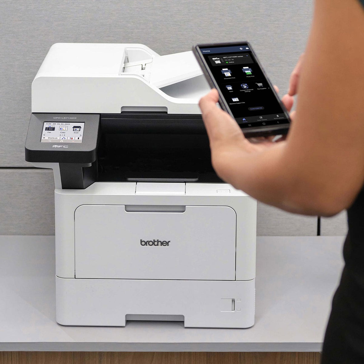 Brother Business Monochrome Laser All-in-One Printer with Wireless Networking - MFCL5710DW - image 4