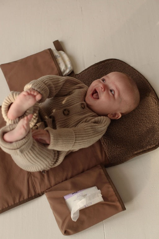 Teddy Aankleedkussen Plus | Bruin