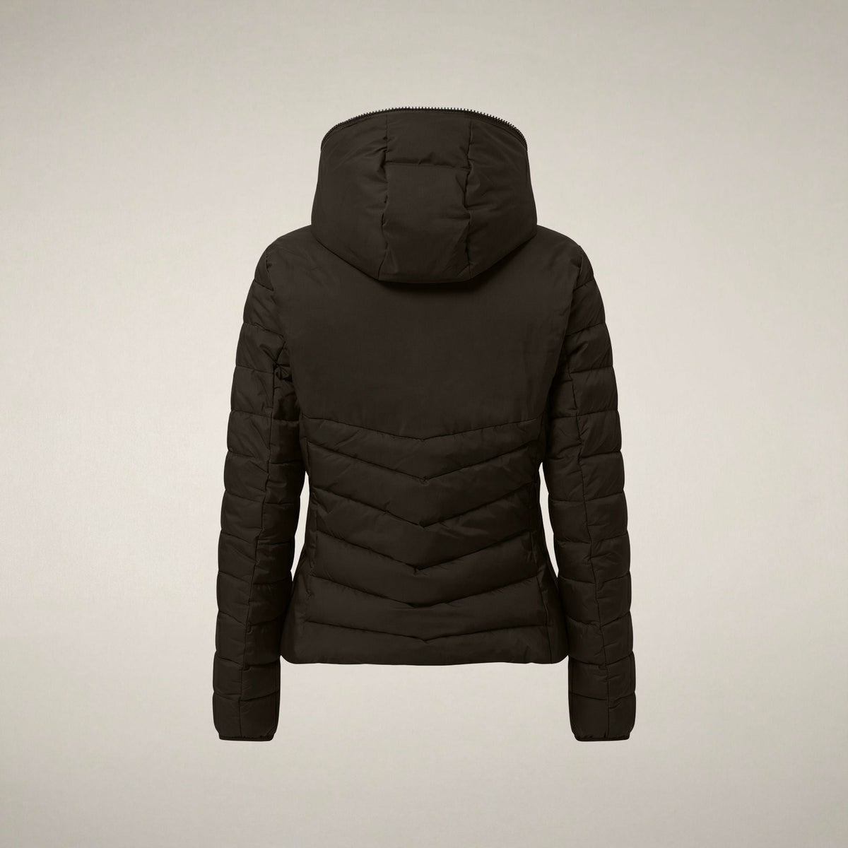 Women's Puffer Jacket Natasha in Major Brown