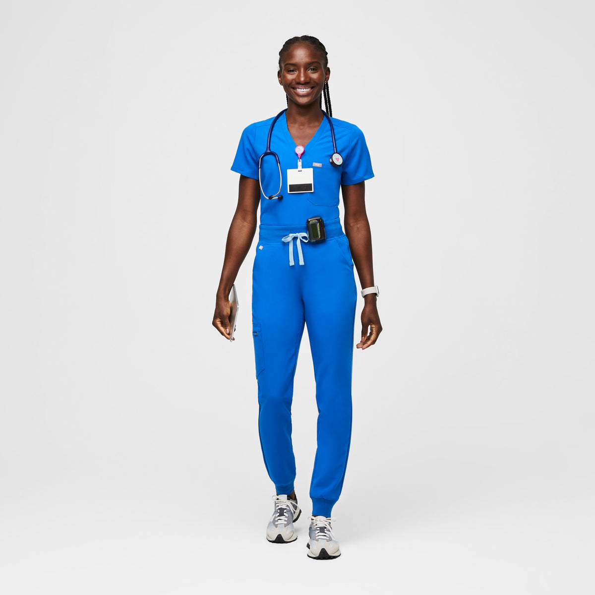 Zamora High-Rise Jogger Scrub Pant™ - Royal Blue