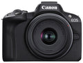 Canon EOS R50 RF-S18-45mm F4.5-6.3 IS STM & RF-S55-210mm F5-7.1 IS STM Lens Kit - 5811C022 - image 1