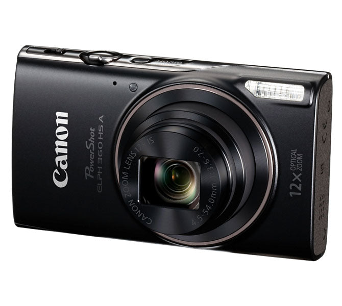Canon PowerShot ELPH 360 HS A 20.2 Megapixel Digital Camera In Black - 7280C001 - image 2