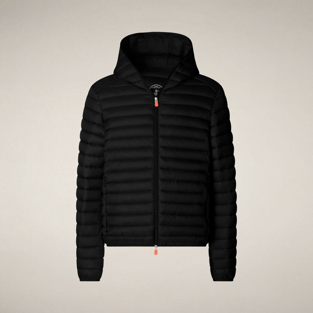 Men's puffer jacket Donald in black