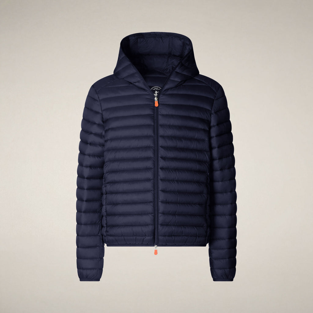 Men's puffer jacket Donald in navy blue