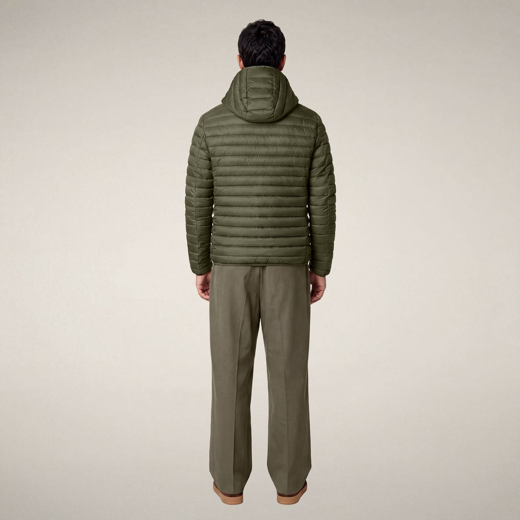 Men's Puffer Jacket Donald in Land Green
