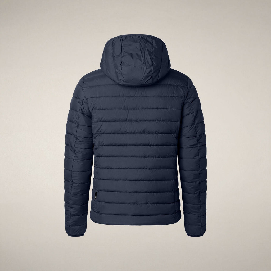 Men's Puffer Jacket Juncus in Blue Black