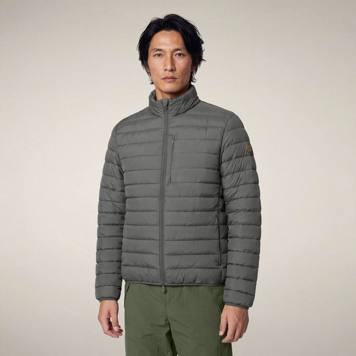 Men's Puffer Jacket Erion in Gunmetal Grey