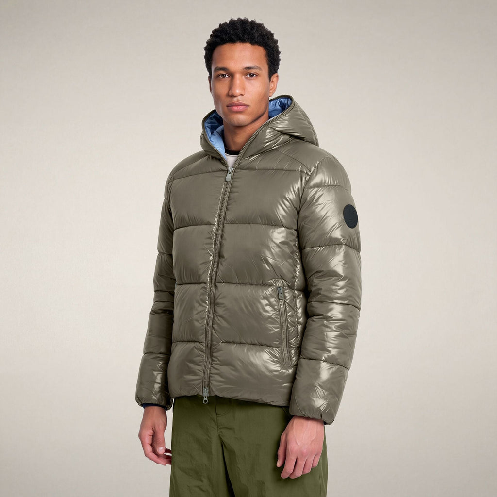 Men's Puffer Jacket Edgard in Gunmetal Grey
