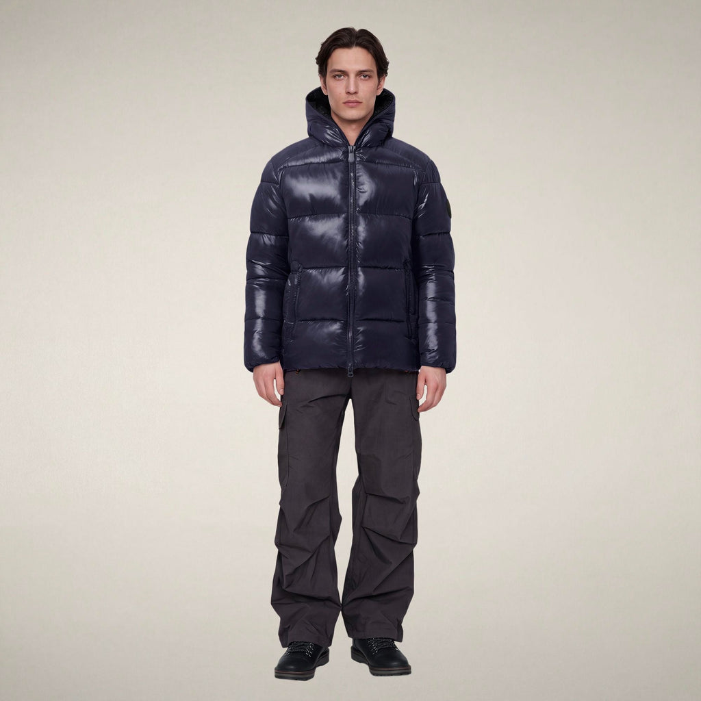 Men's Puffer Jacket Edgard in Blue Black