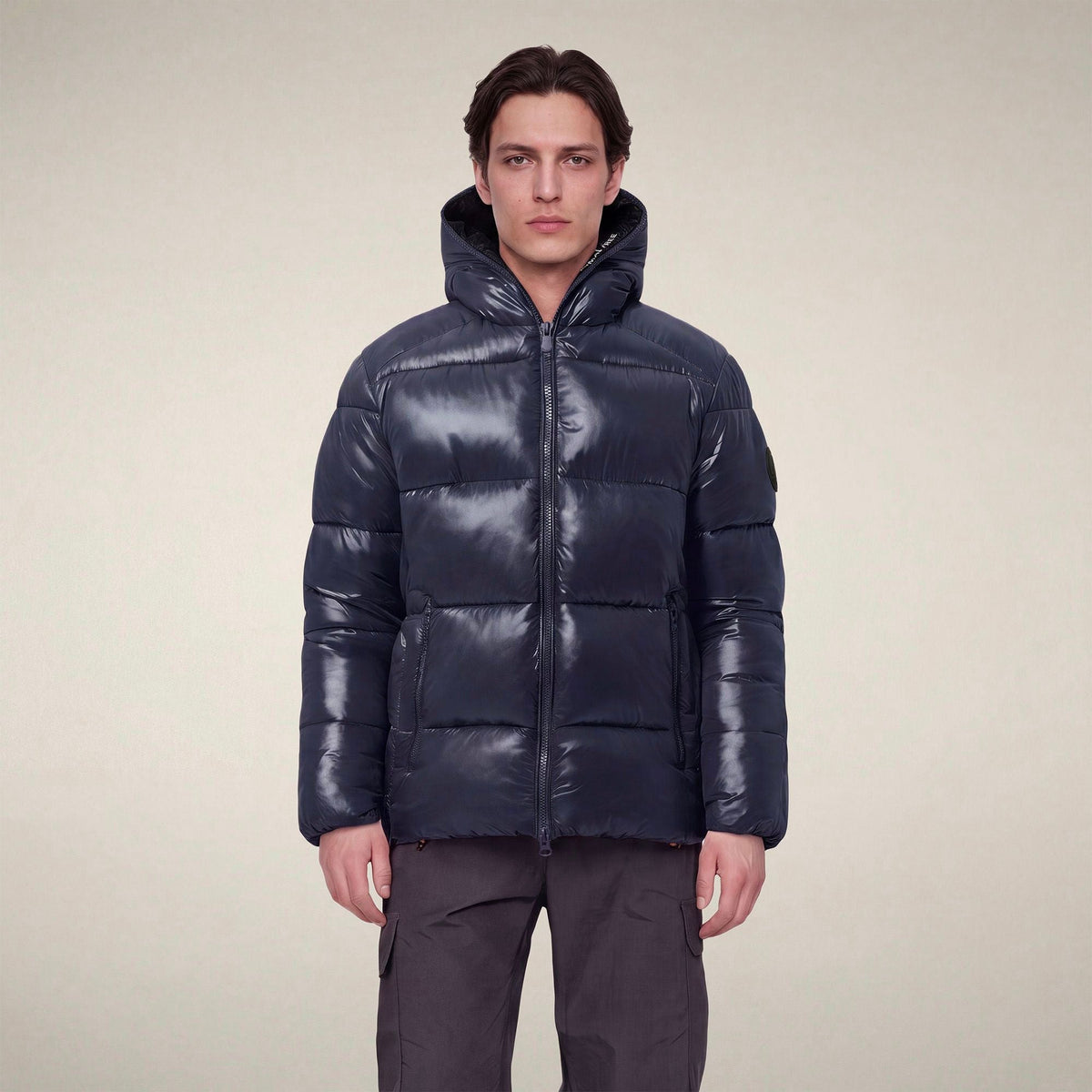 Men's Puffer Jacket Edgard in Blue Black