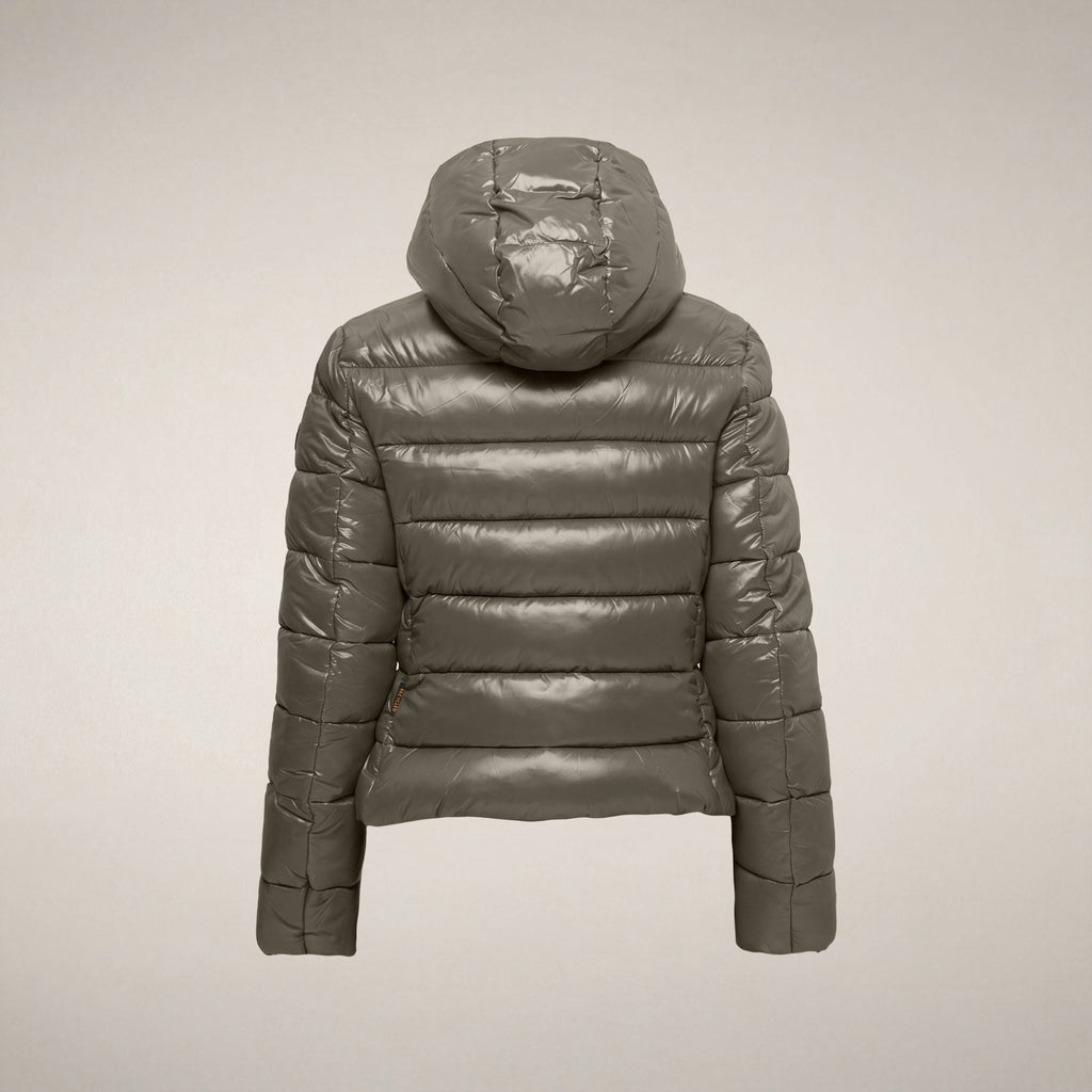 Women's Puffer Jacket Cosmary in Gunmetal Grey
