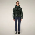 Women's Puffer Jacket Cosmary in Nori Green