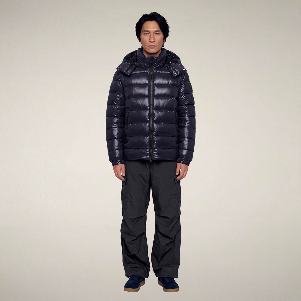 Men's Puffer Jacket Florian in Blue Black