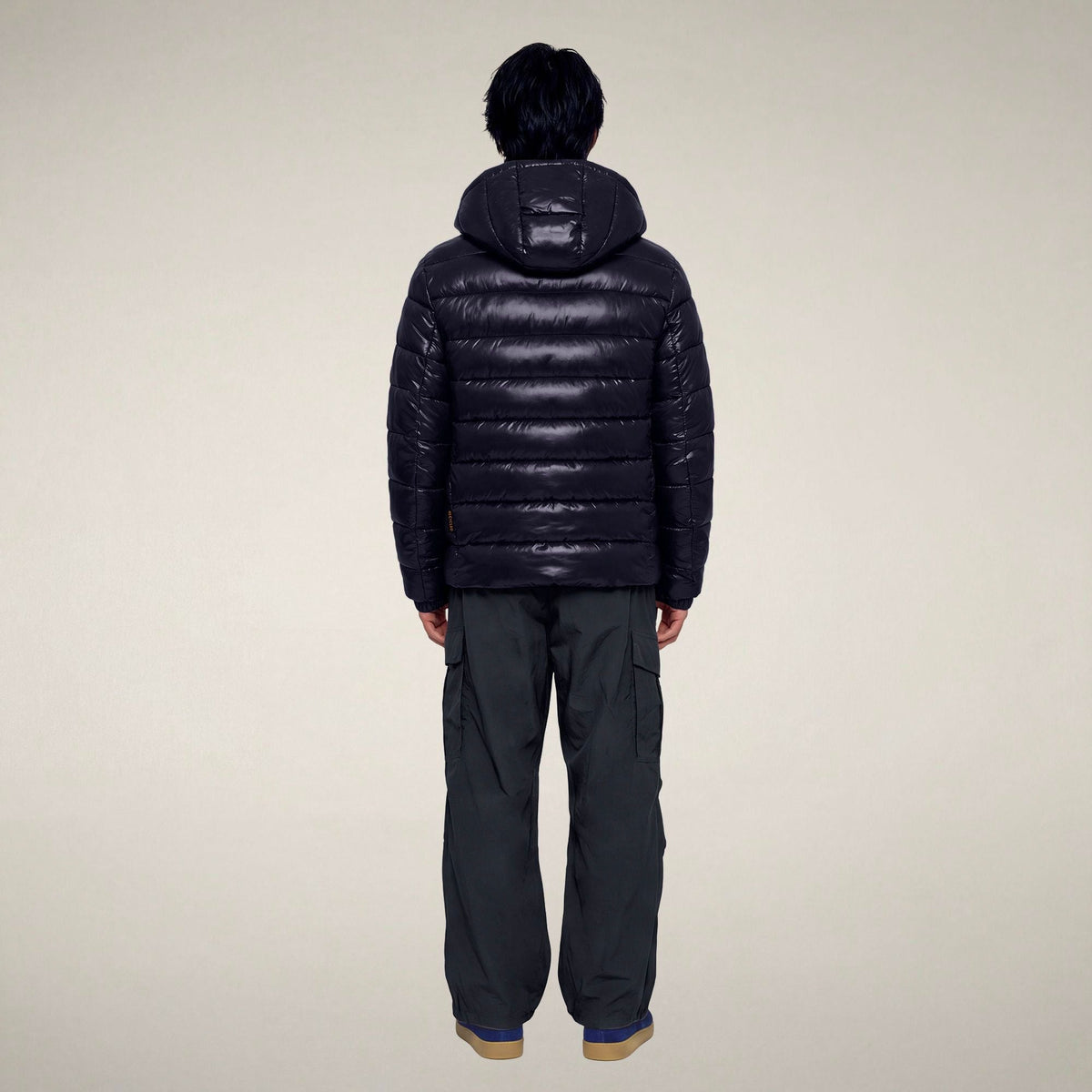 Men's Puffer Jacket Florian in Blue Black