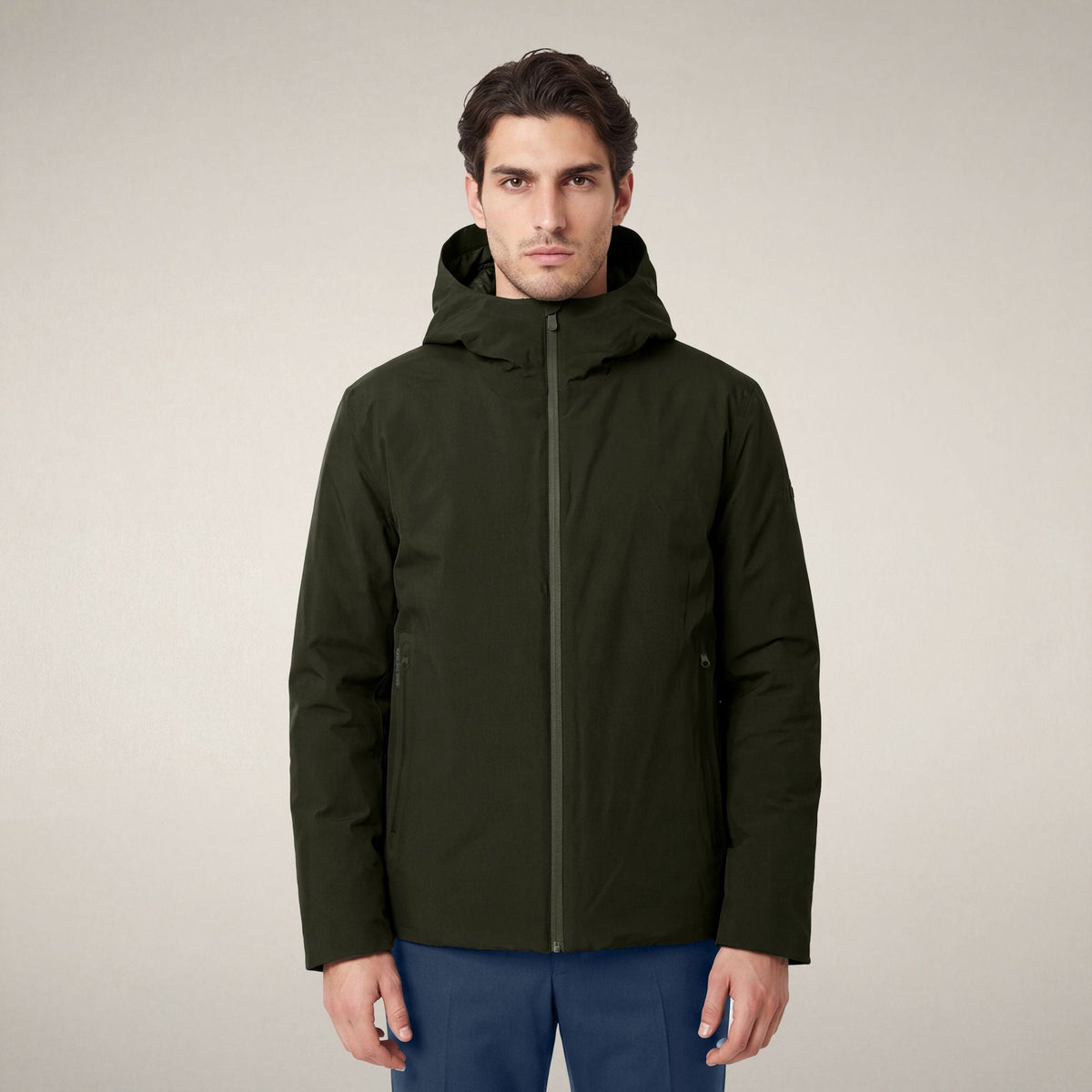 Men's Rain Jacket Flynn in Land Green