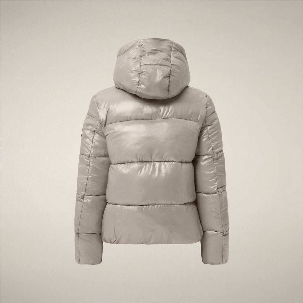 Women's Puffer Jacket Biddy in Rainy Beige