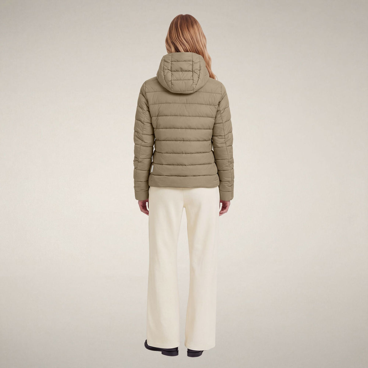 Women's Puffer Jacket Adalyn in Stone Beige