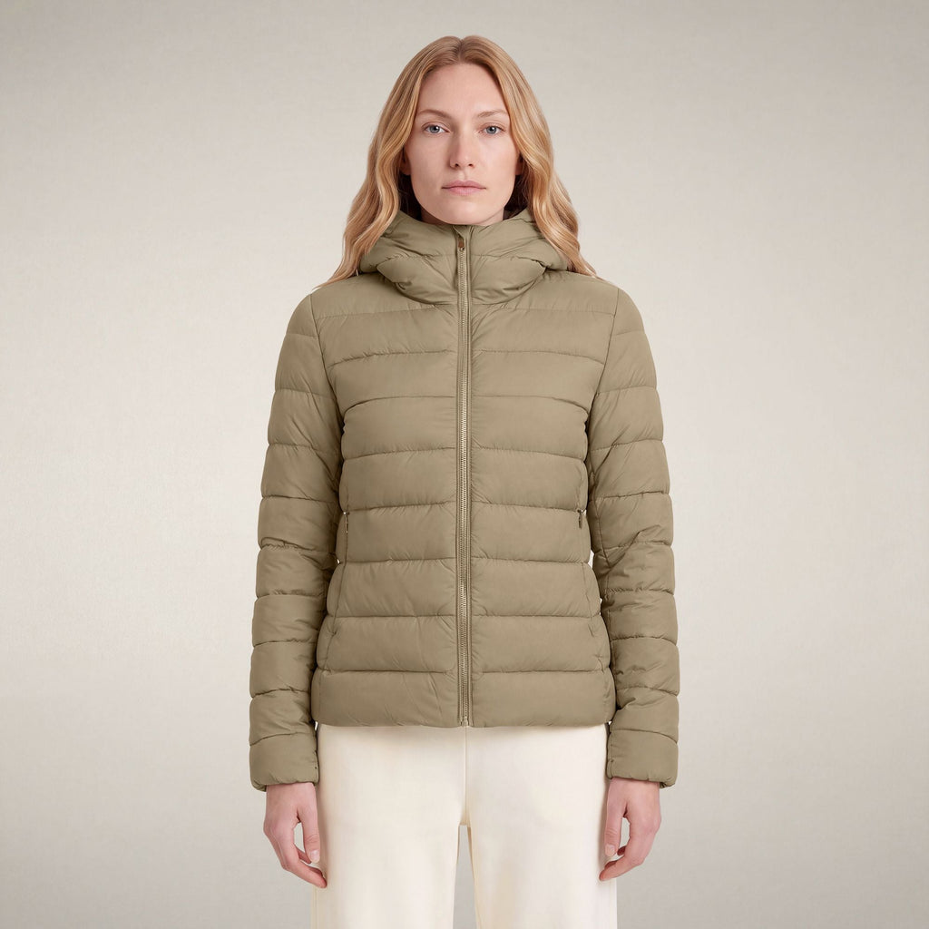 Women's Puffer Jacket Adalyn in Stone Beige