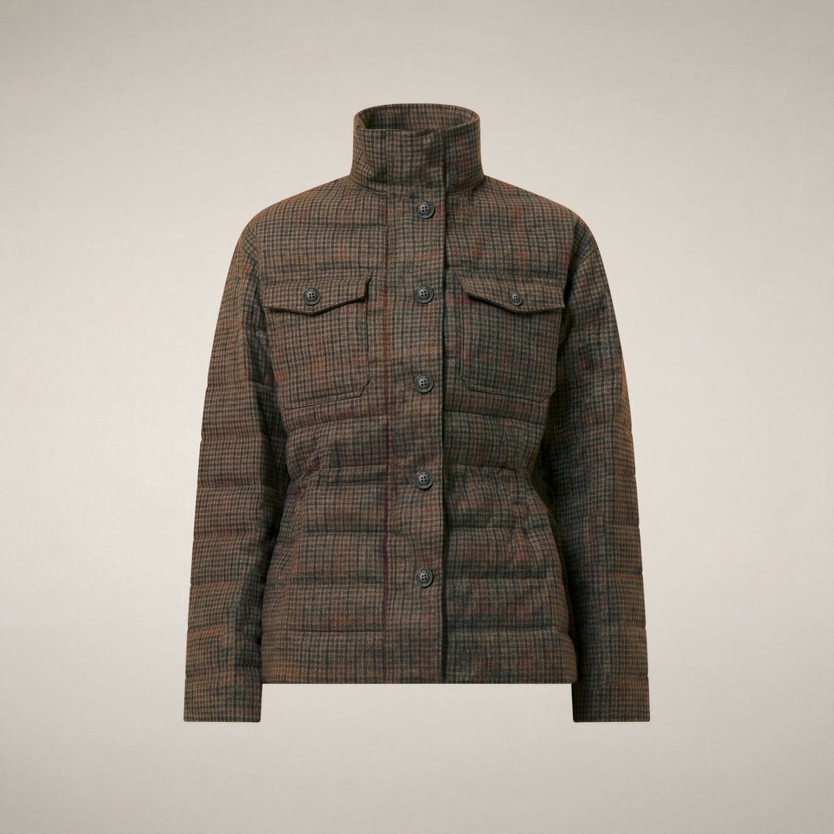 Doudoune Lottie pied-de-poule automne pour femme