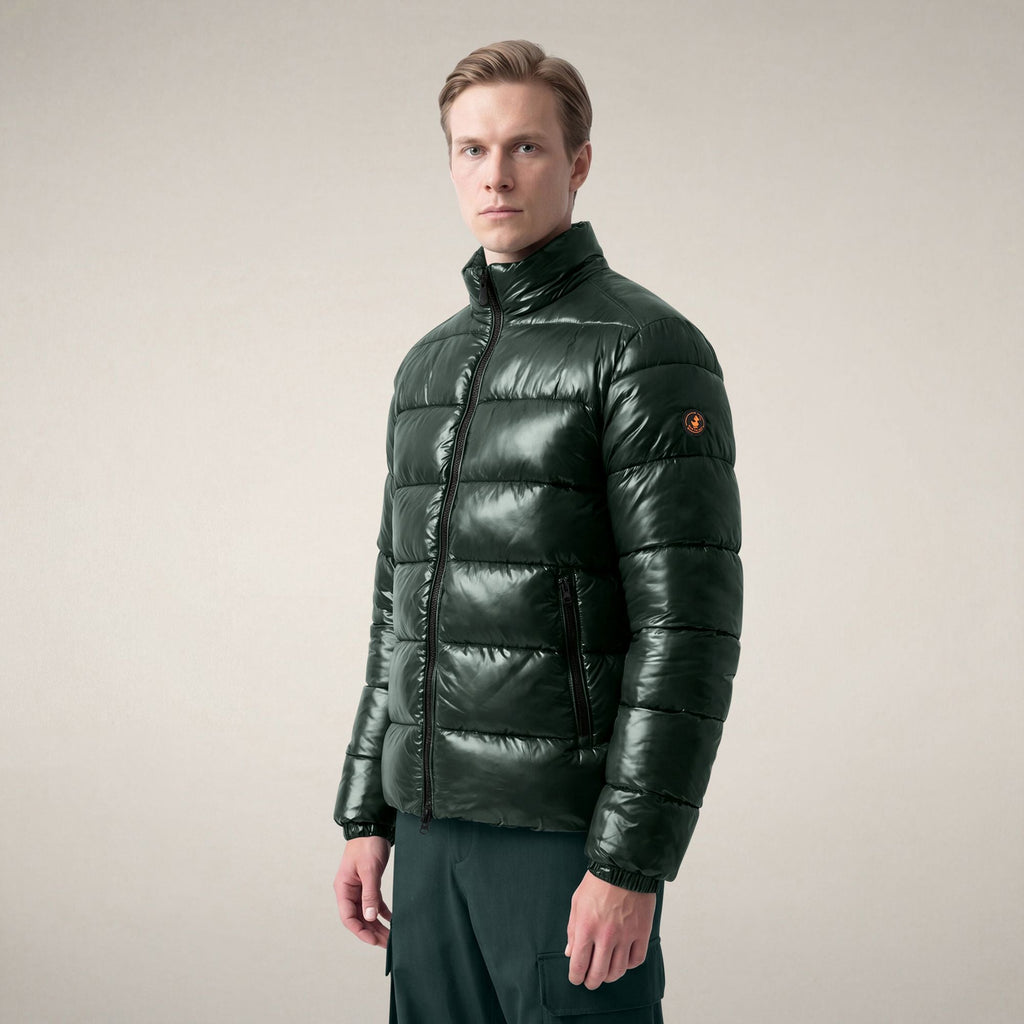 Men's Puffer Jacket Jobim in Nori Green