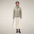 Women's Puffer Jacket Lorette in Shore Beige
