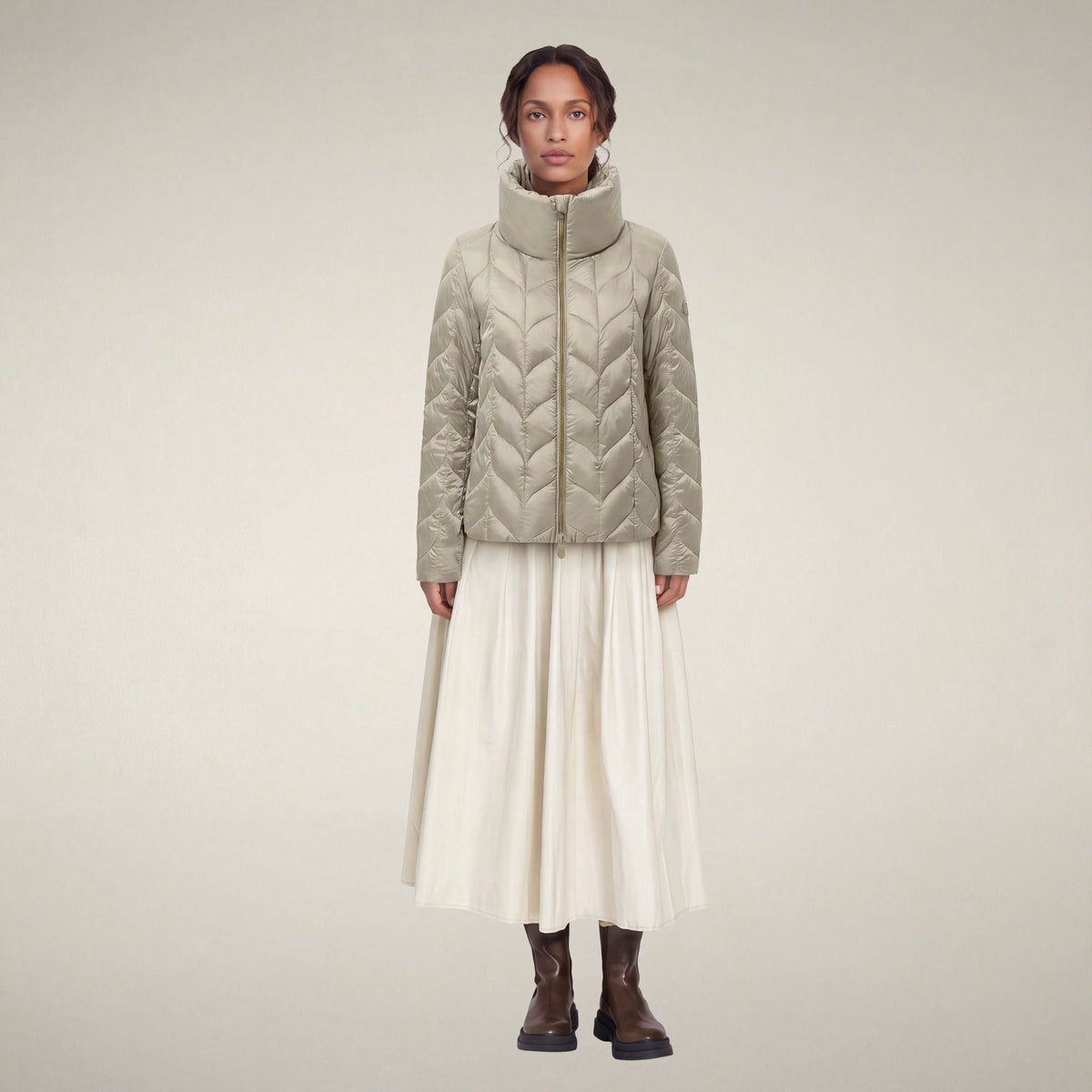 Women's Puffer Jacket Lorette in Shore Beige