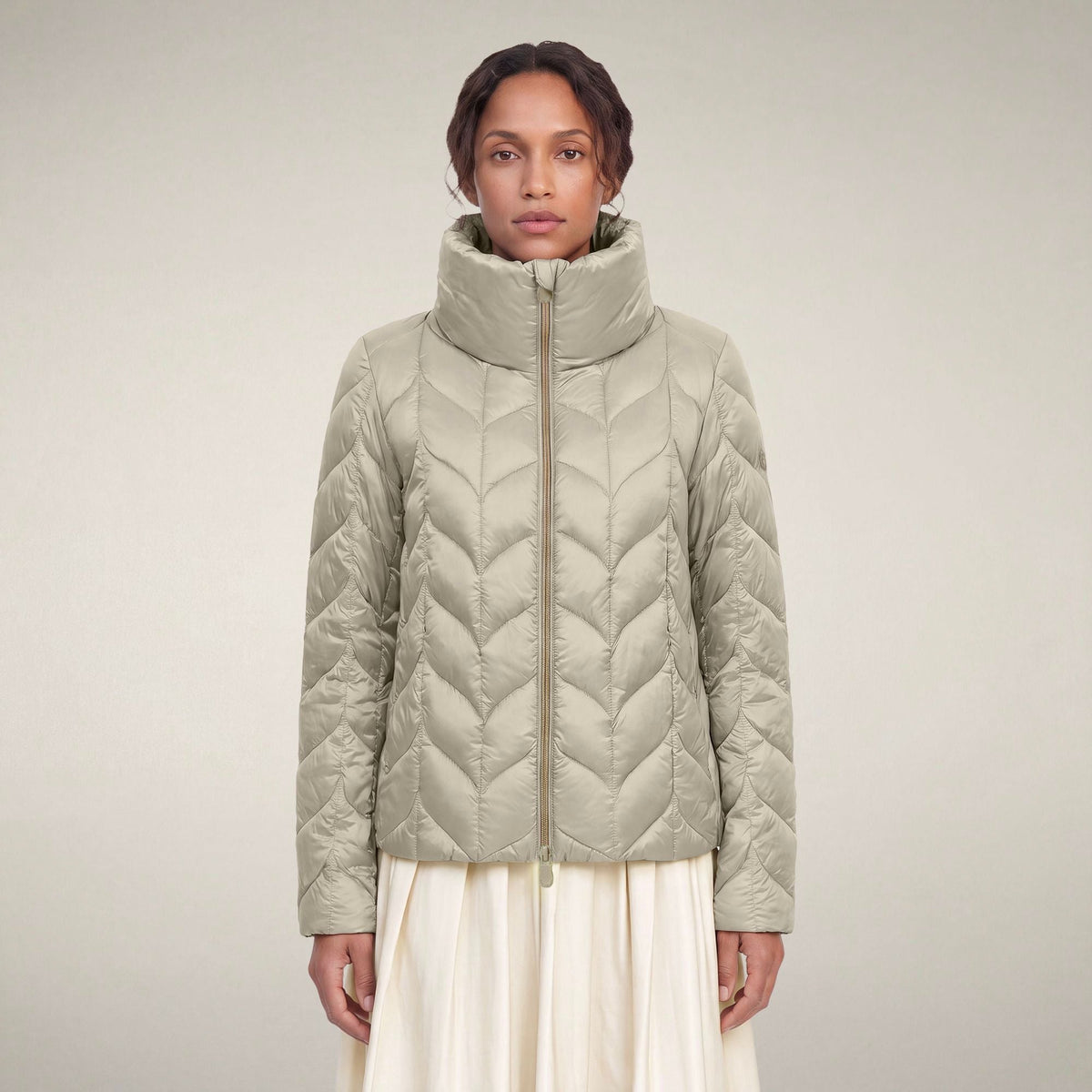 Women's Puffer Jacket Lorette in Shore Beige