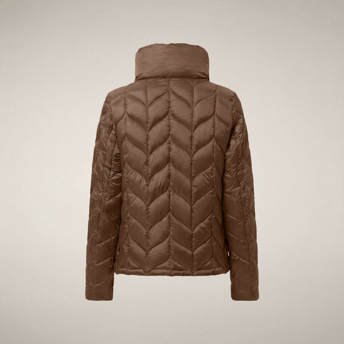 Women's Puffer Jacket Lorette in Noisette Brown
