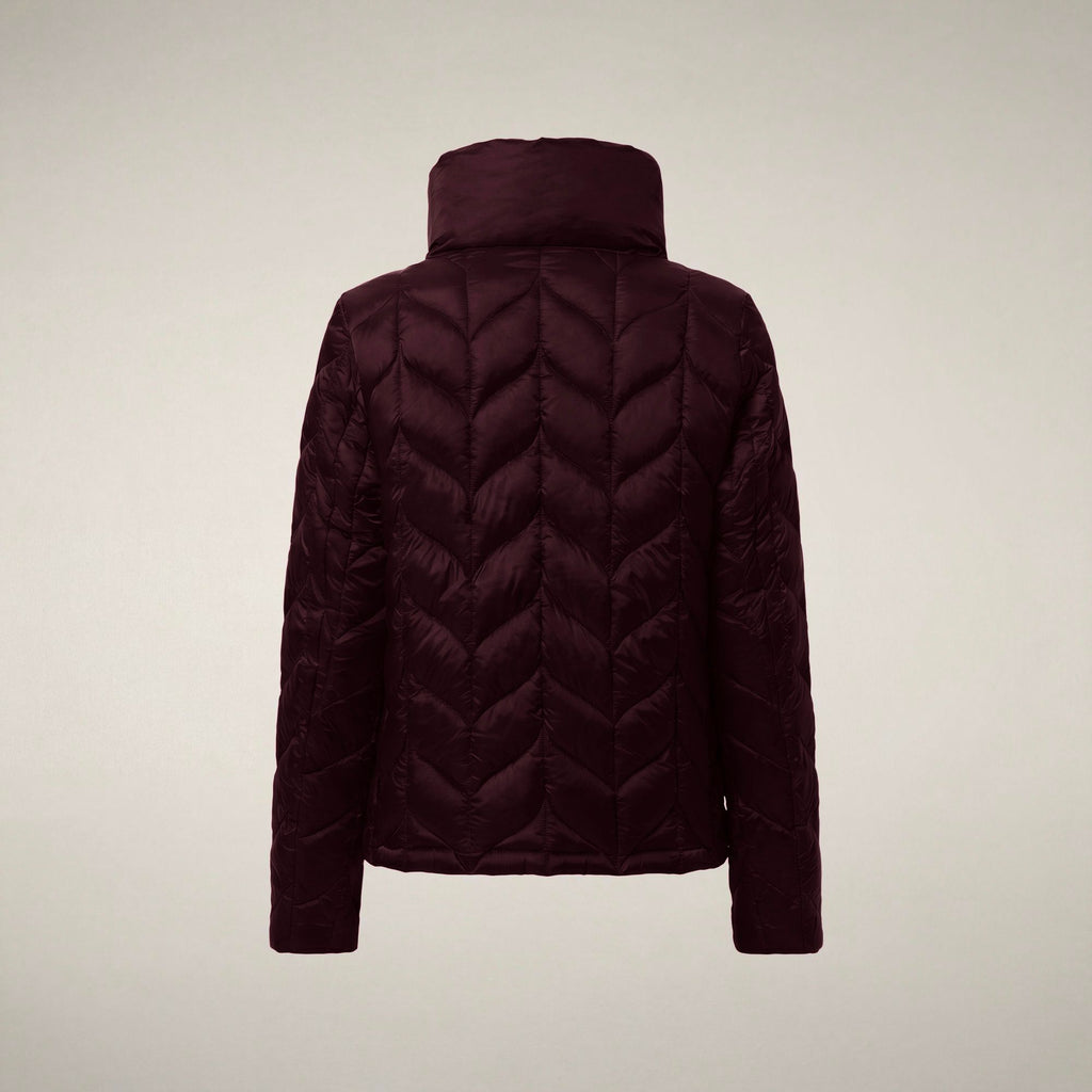 Women's Puffer Jacket Lorette in Wine Red