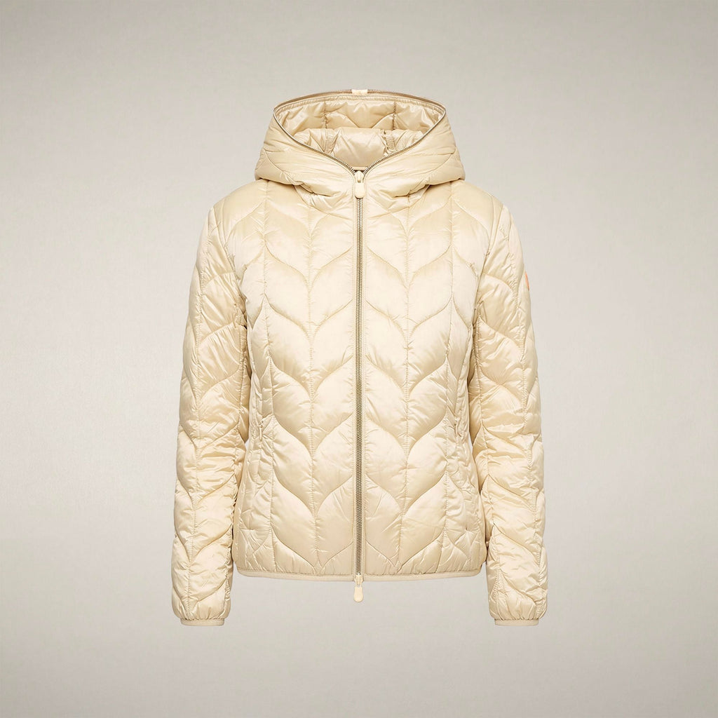 Women's Puffer Jacket Bonbon in Shore Beige