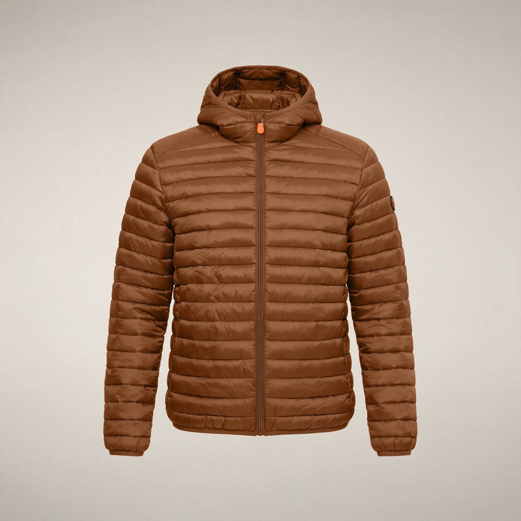 Men's Puffer Jacket Prosper in Noisette Brown