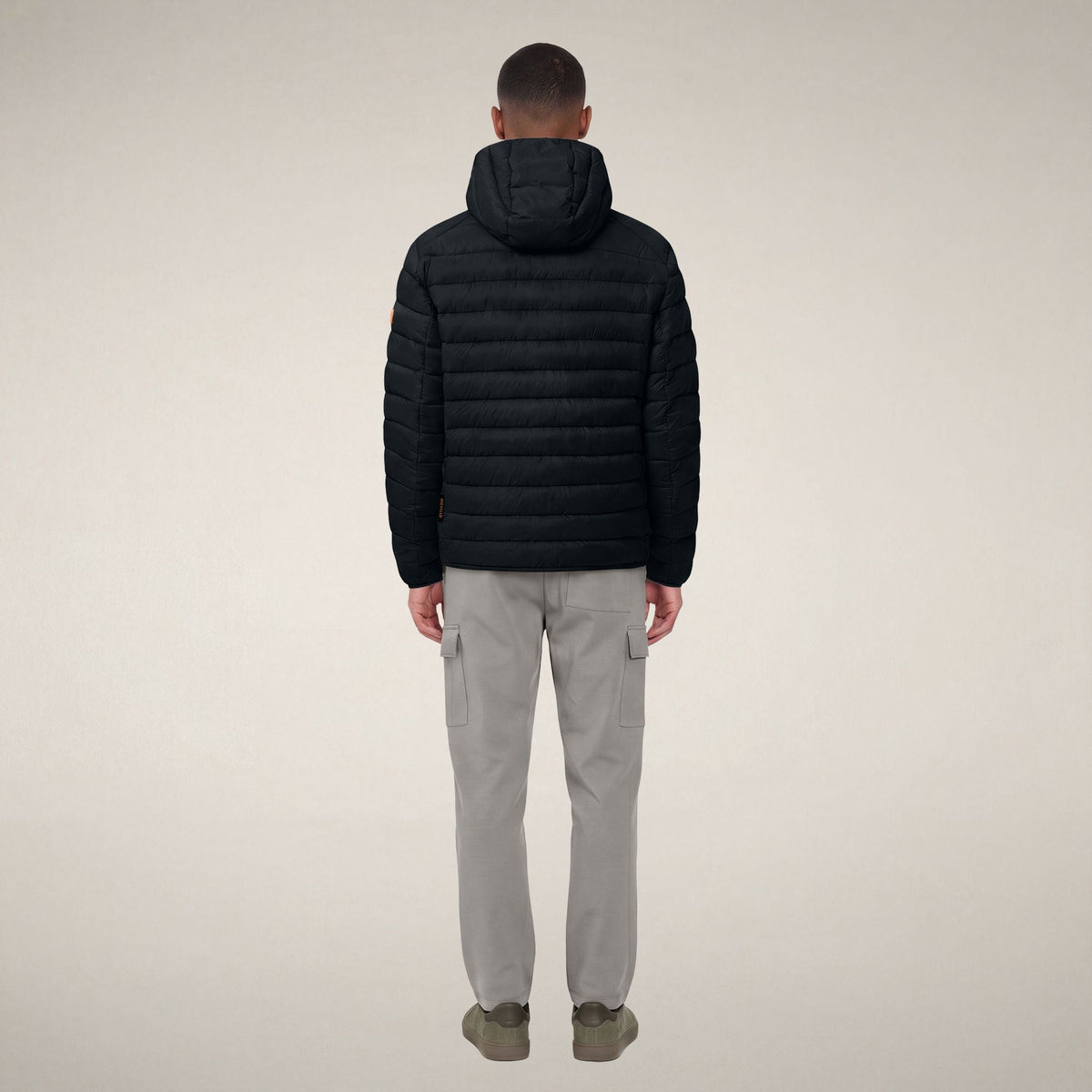 Men's Puffer Jacket Jeanluc in Green Black